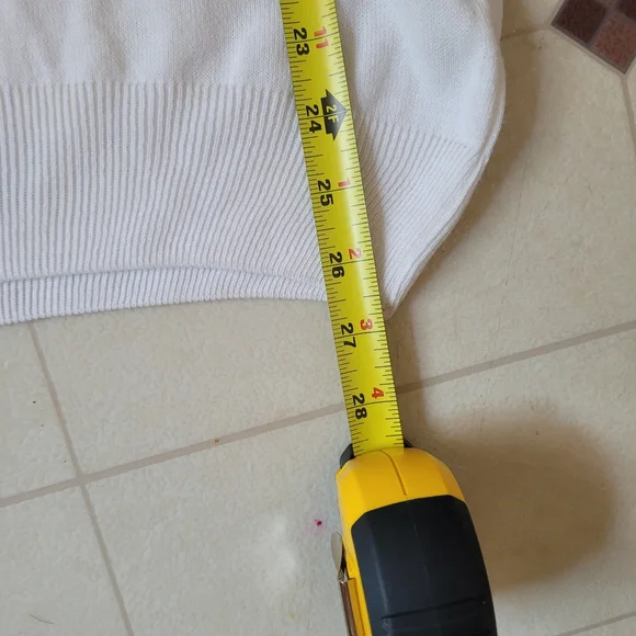 Tailored Recreation White Sweater Mens Size XL Wool Cotton Cozy - Picture 8 of 11